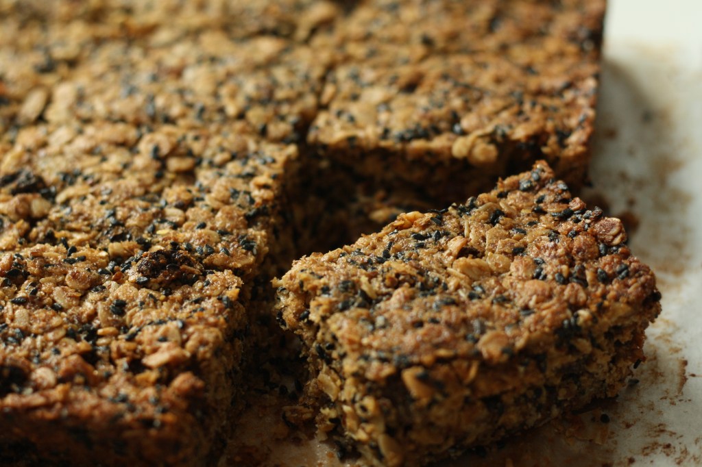 Ginger, chocolate flapjacks 7