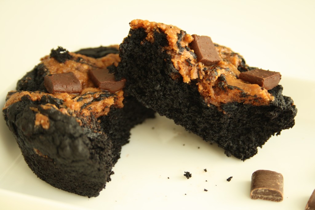 Vegan gluten free black bean brownies 8
