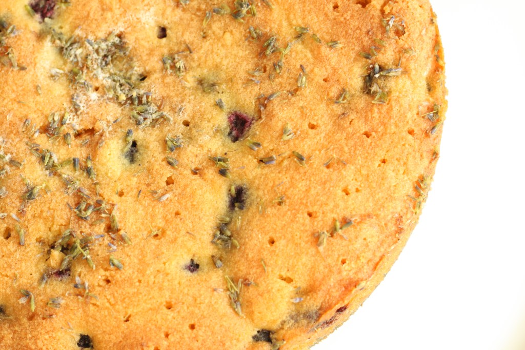 Gluten Free Blueberry Lavender Polenta Cake 7