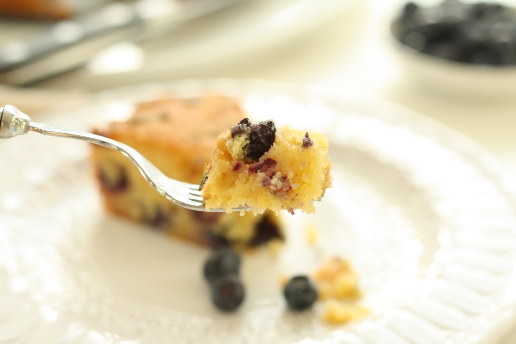 Gluten Free Blueberry Lavender Polenta Cake 6