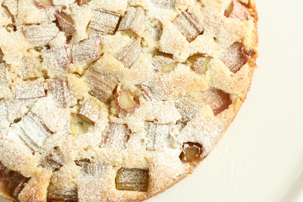 Rhubarb Cardamom Cake 5