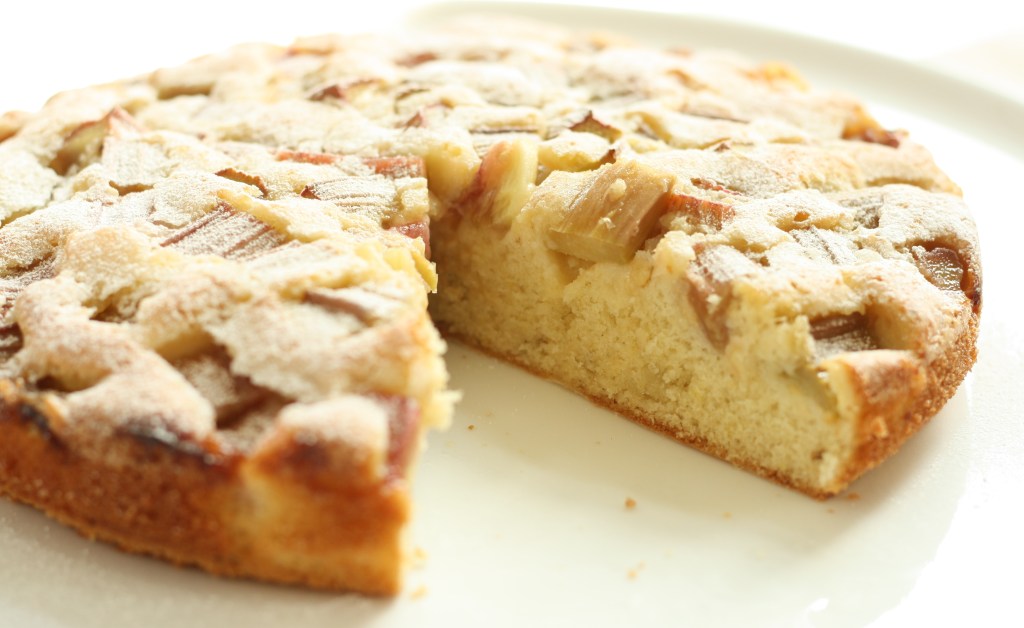 Rhubarb Cardamom Cake 7