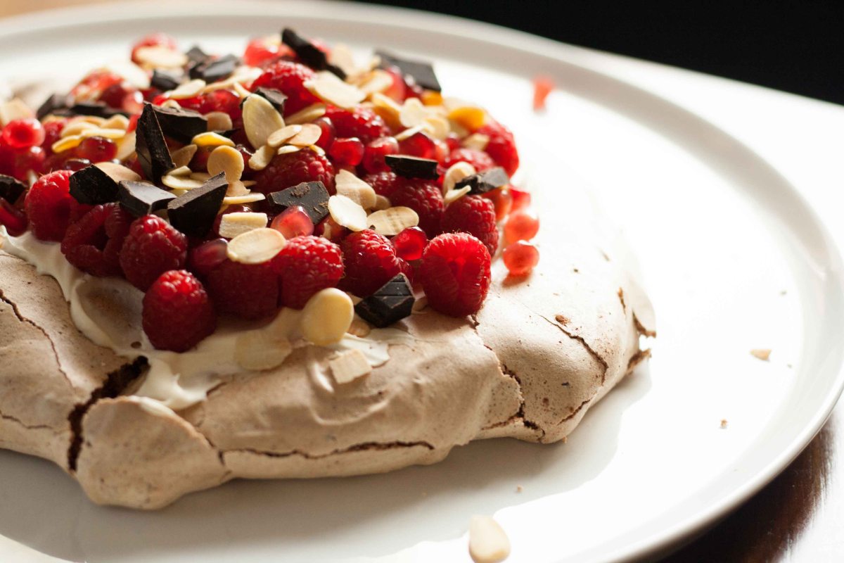 Raspberry Chocolate Pavlova 4
